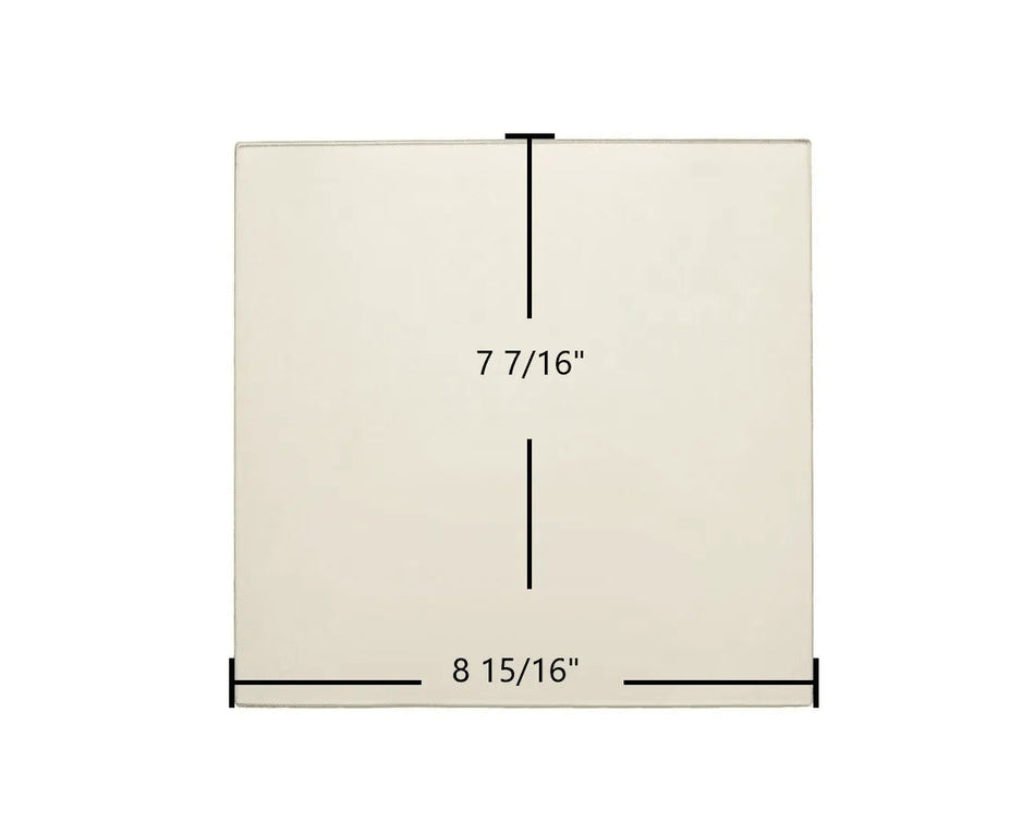 Coalbrookdale Darby Small Ceramic Glass Panel – 8 15/16" x 7 7/16" - Total Hearth
