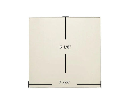 Coalbrookdale OSI Ceramic Glass Panel – 7 3/8" x 6 1/8" - Total Hearth