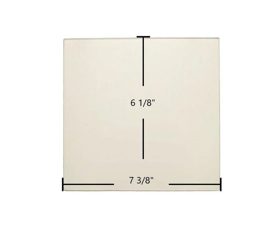 Coalbrookdale OSI Ceramic Glass Panel – 7 3/8" x 6 1/8" - Total Hearth
