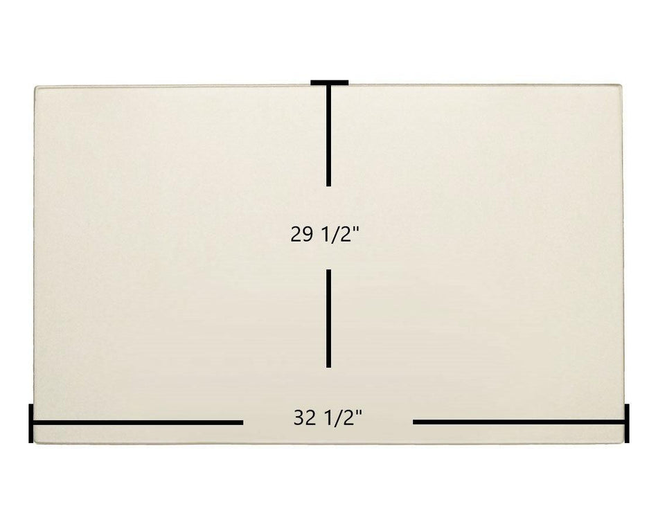 Coalbrookdale Darby Ceramic Glass Panel – 32 1/2" x 29 1/2" - Total Hearth
