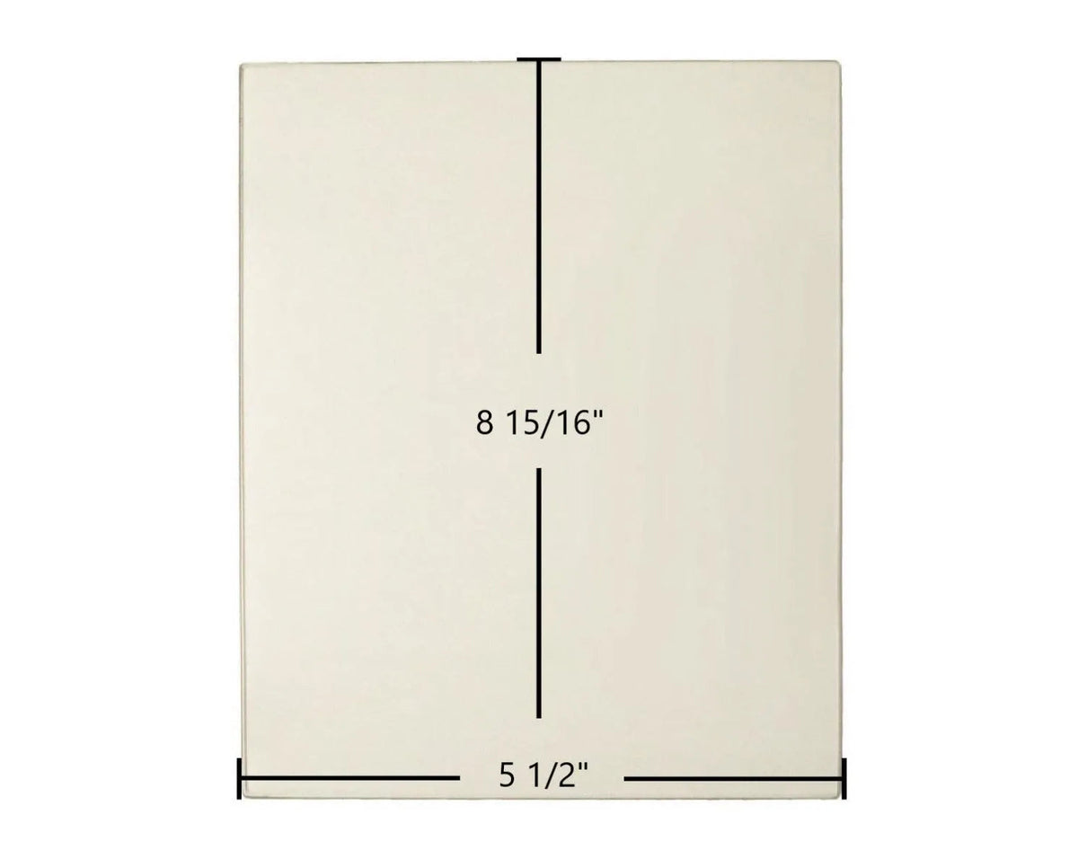 Coalbrookdale Severn Ceramic Glass Panel – 5 1/2" x 8 15/16" - Total Hearth