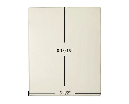 Coalbrookdale Severn Ceramic Glass Panel – 5 1/2" x 8 15/16" - Total Hearth