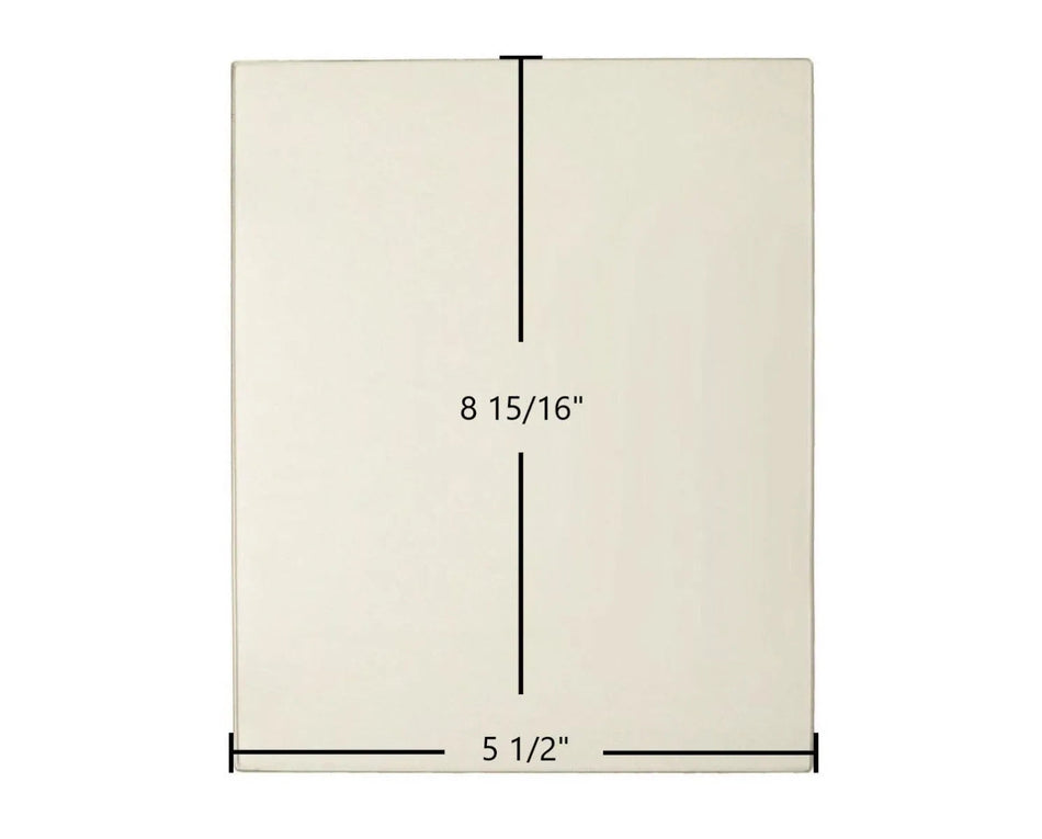 Coalbrookdale Severn Ceramic Glass Panel – 5 1/2" x 8 15/16" - Total Hearth