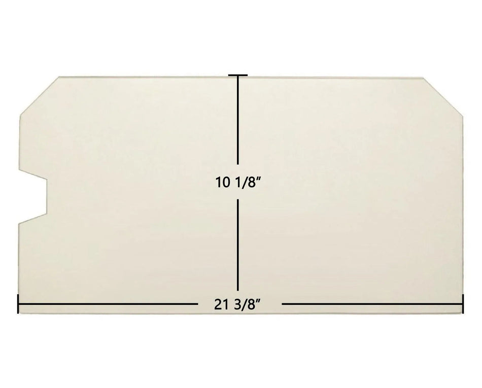Country Legacy & Canyon Series Ceramic Glass Panel – 21 3/8" x 10 1/8" with Handle Notch (Part #71099) - Total Hearth