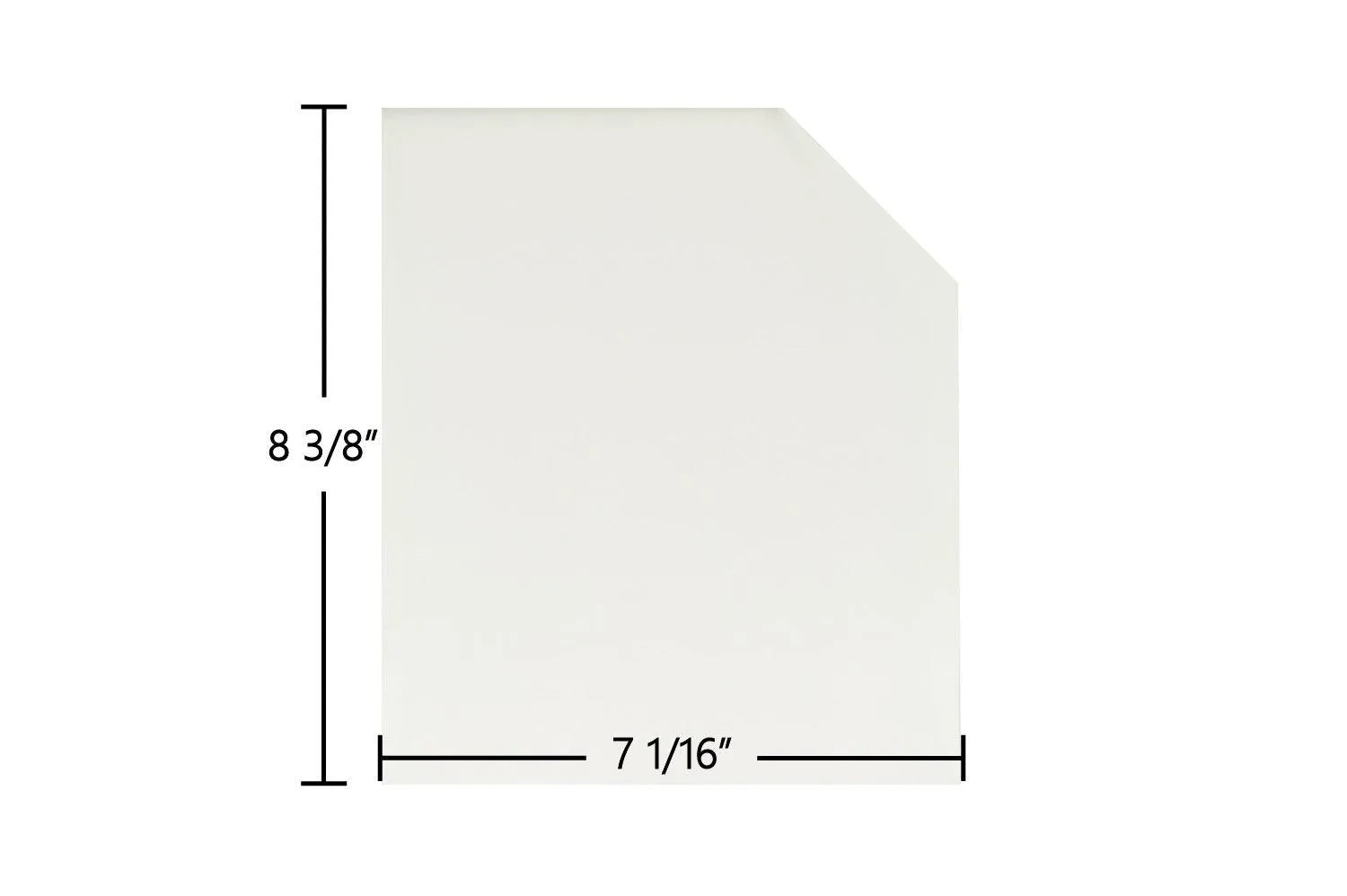 Country Comfort Insert Ceramic Glass Panel – 7 1/16" x 8 3/8" (Part #7CCDDG-2) - Total Hearth