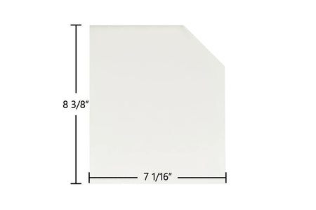 Country Comfort Insert Ceramic Glass Panel – 7 1/16" x 8 3/8" (Part #7CCDDG-2) - Total Hearth