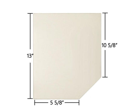 Country Flame FPD 300 Ceramic Glass Panel – 9 1/16" x 13" (Part #7P334CF) - Total Hearth