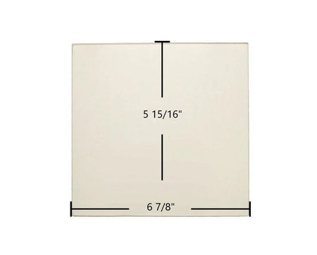 Dovre 2000 Standard Small Glass - Woodstove Fireplace Glass