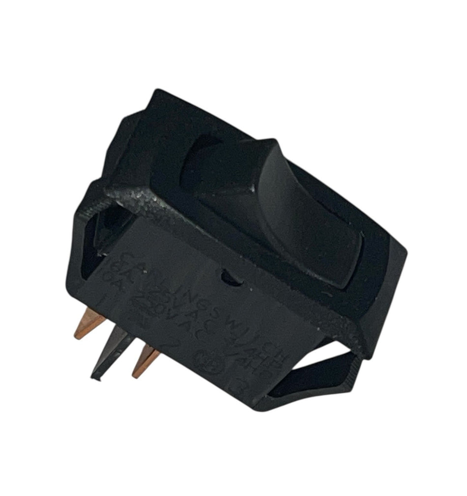 RA-901 Rocker Switch (4RSMA) – SPST On/Off Curvette Style, Matte Black