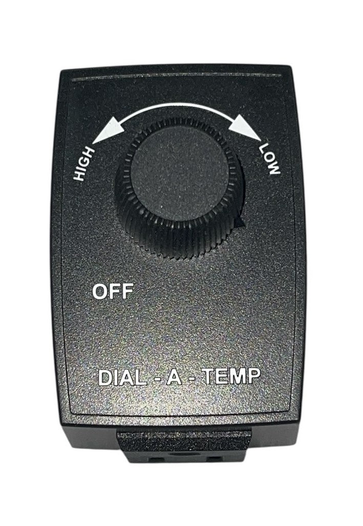 Wall Mounted Rheostat (4RWM) – Plug-In Variable Speed Control with Off Position for Wood Stove Blowers - Woodstove Fireplace Glass