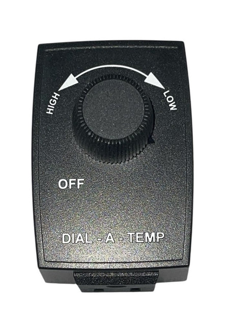 Wall Mounted Rheostat (4RWM) – Plug-In Variable Speed Control with Off Position for Wood Stove Blowers - Woodstove Fireplace Glass