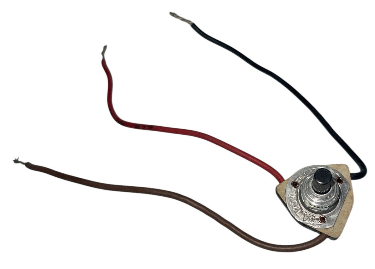 Rotary Switch – 3-Wire (Red/Black/Brown) for Blower & Fan Control - Total Hearth