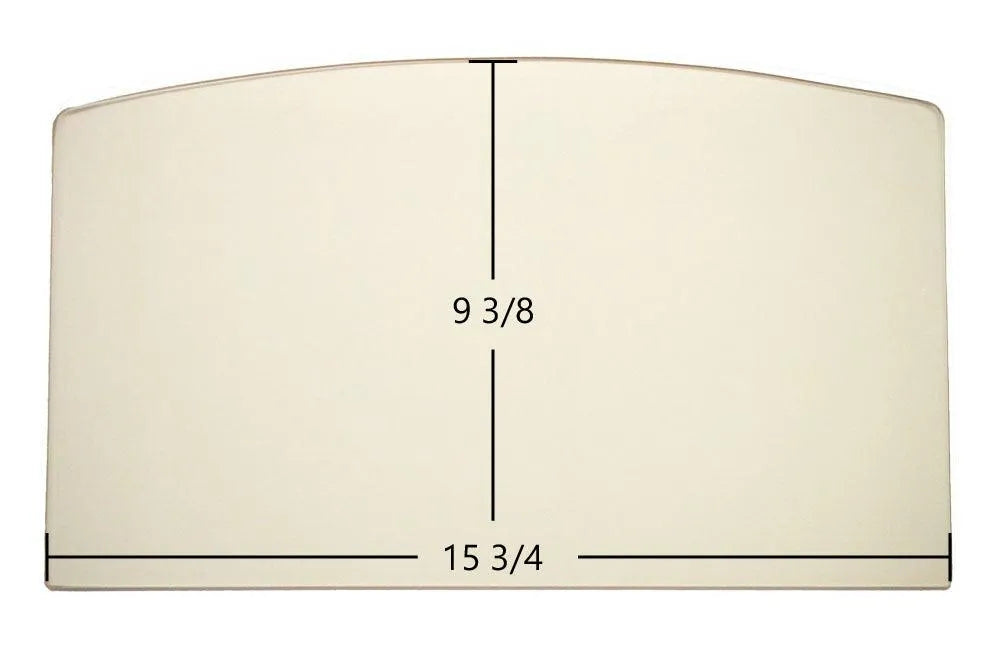 IHP OEM Lennox Arched Ceramic Glass Panel – 15 3/4" x 9 3/8" (Part #H1835 / B07JLXHZZ7) - Total Hearth