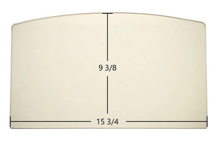 IHP OEM Lennox Arched Ceramic Glass Panel – 15 3/4" x 9 3/8" (Part #H1835 / B07JLXHZZ7) - Total Hearth