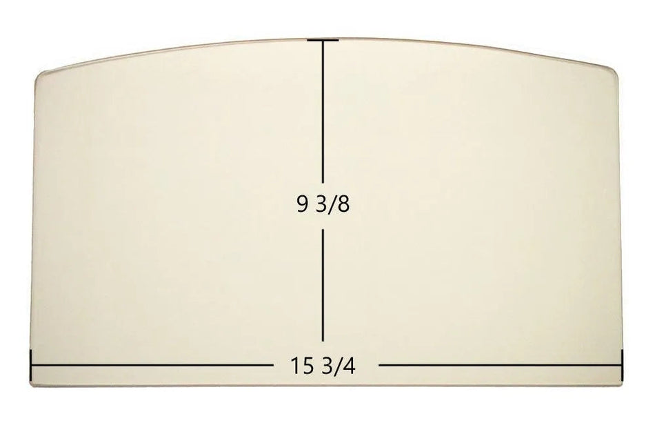 IHP OEM Lennox Arched Ceramic Glass Panel – 15 3/4" x 9 3/8" (Part #H1835 / B07JLXHZZ7) - Total Hearth