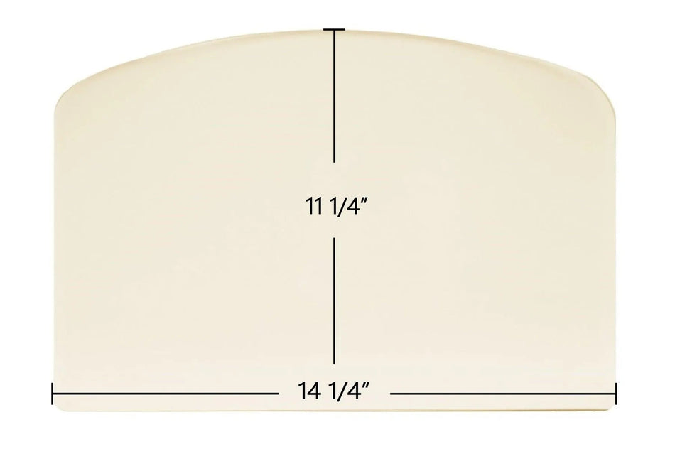 Earth Stove 1900HT Ceramic Archtop Glass Panel – 14 1/4" x 11 1/4" Replacement (37033) - Total Hearth