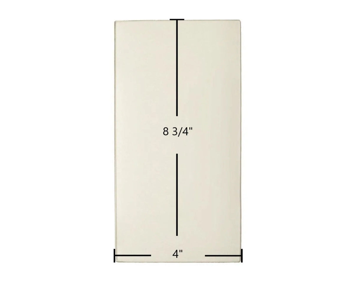 Earth Stove BV400, BV400C, BV400C-2, BV450C Side Glass – 4" x 8 3/4" (Part #G410) - Total Hearth