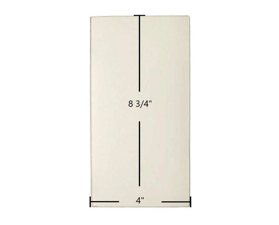 Earth Stove BV400, BV400C, BV400C-2, BV450C Side Glass – 4" x 8 3/4" (Part #G410) - Total Hearth