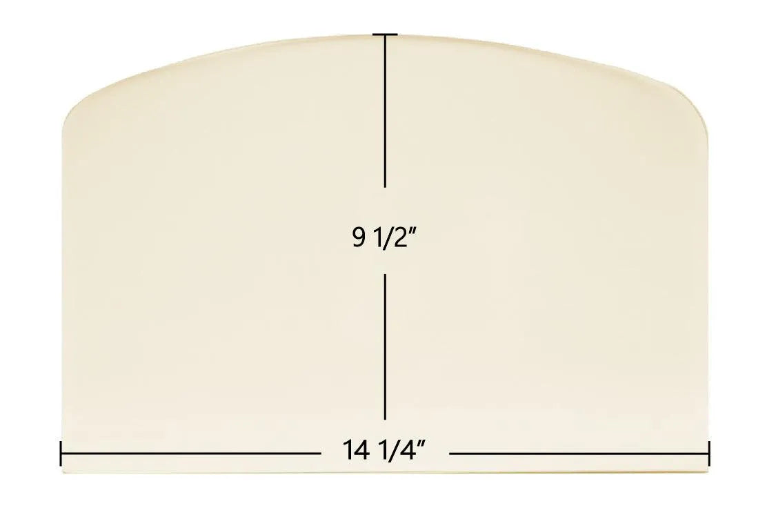 Earth Stove TP440 Ceramic Glass Panel – 14 1/4" x 9 1/2" Archtop Replacement (TP440) - Total Hearth