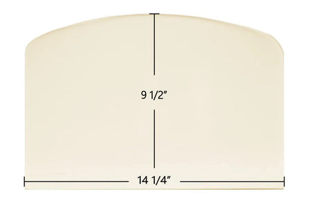 Earth Stove TP440 Ceramic Glass Panel – 14 1/4" x 9 1/2" Archtop Replacement (TP440) - Total Hearth