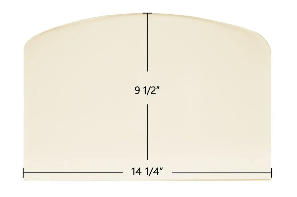 Earth Stove TP440 Ceramic Glass Panel – 14 1/4" x 9 1/2" Archtop Replacement (TP440) - Total Hearth