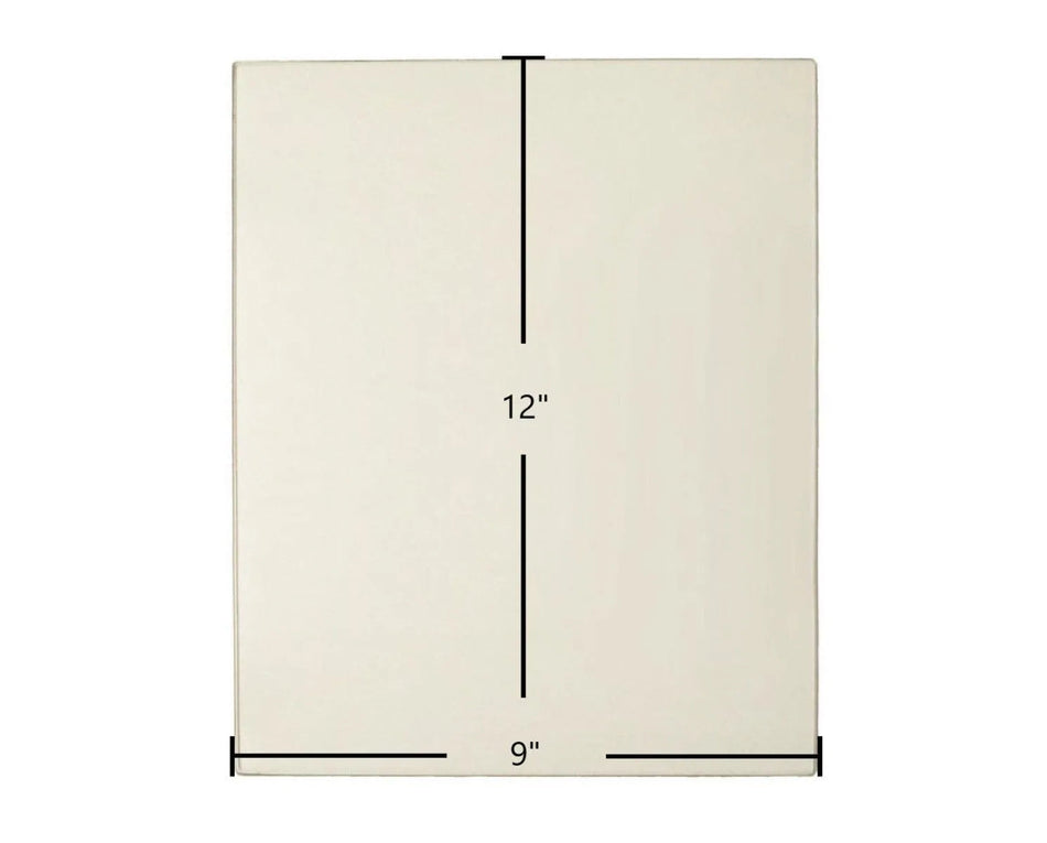 EasyFire EF3800 Pellet Insert Ceramic Glass Panel – 9" x 12" Replacement (110074) - Total Hearth