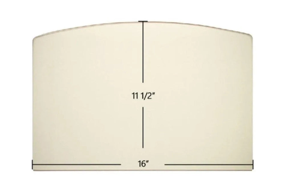 Efel Harmony 386.65 / Symphony Ceramic Glass Panel – 16" x 11 1/2" Replacement (13344) - Total Hearth