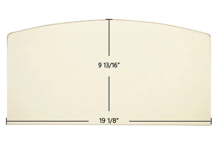 Elmira 1100, 1200, 1500, 1600 Ceramic Glass Panel (19 1/8" x 9 13/16") | Replacement Part #1411 / W1005 - Total Hearth