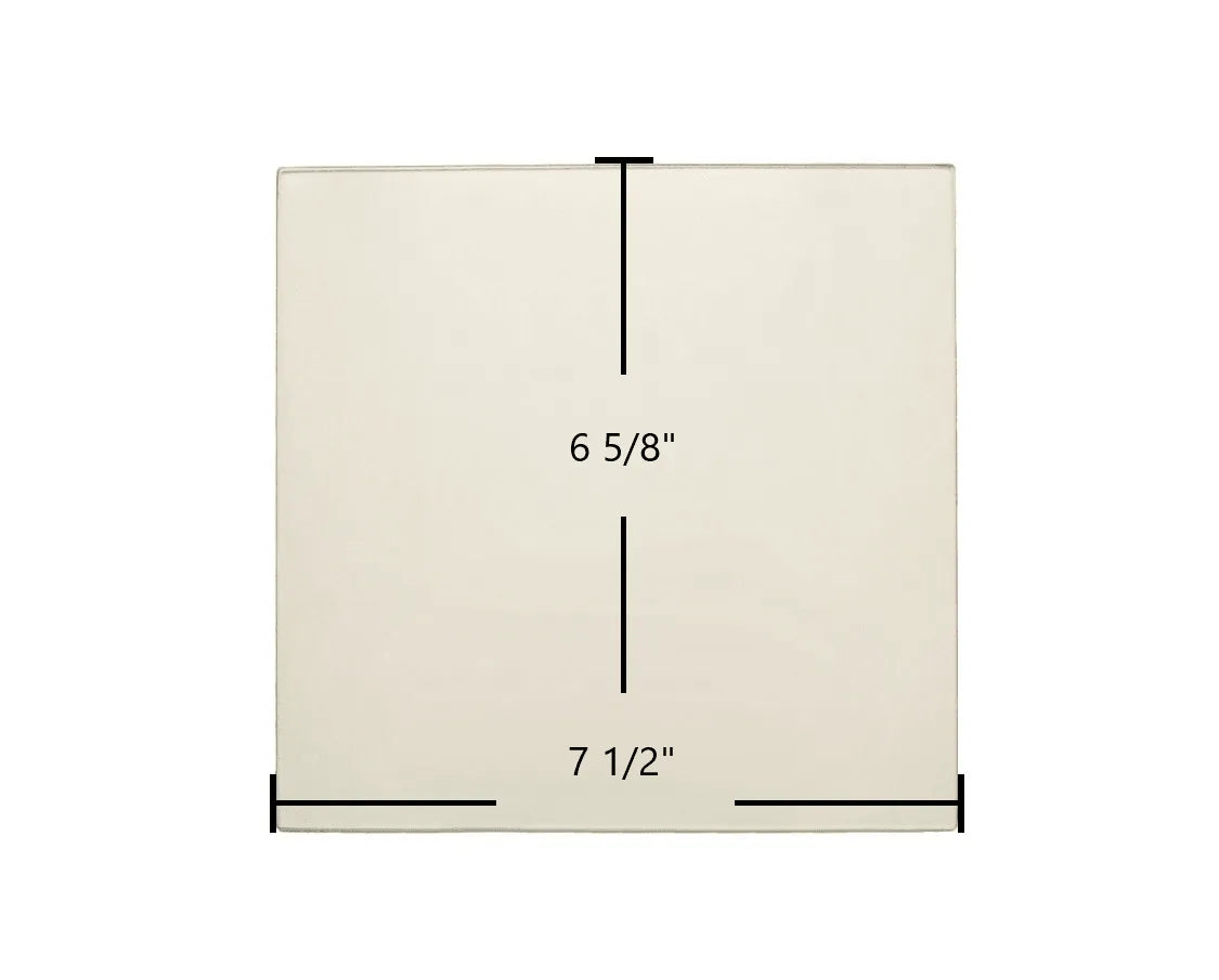 Elmira Fireview Cook Stove 1840, 1842 Ceramic Glass Panel (7 1/2" x 6 5/8") | Replacement Part #3337 - Total Hearth
