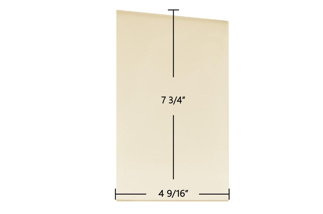 Energy King Bay 2000 Side Ceramic Glass Panel (4 9/16" x 7 3/4") | High-Temperature Replacement Glass - Total Hearth