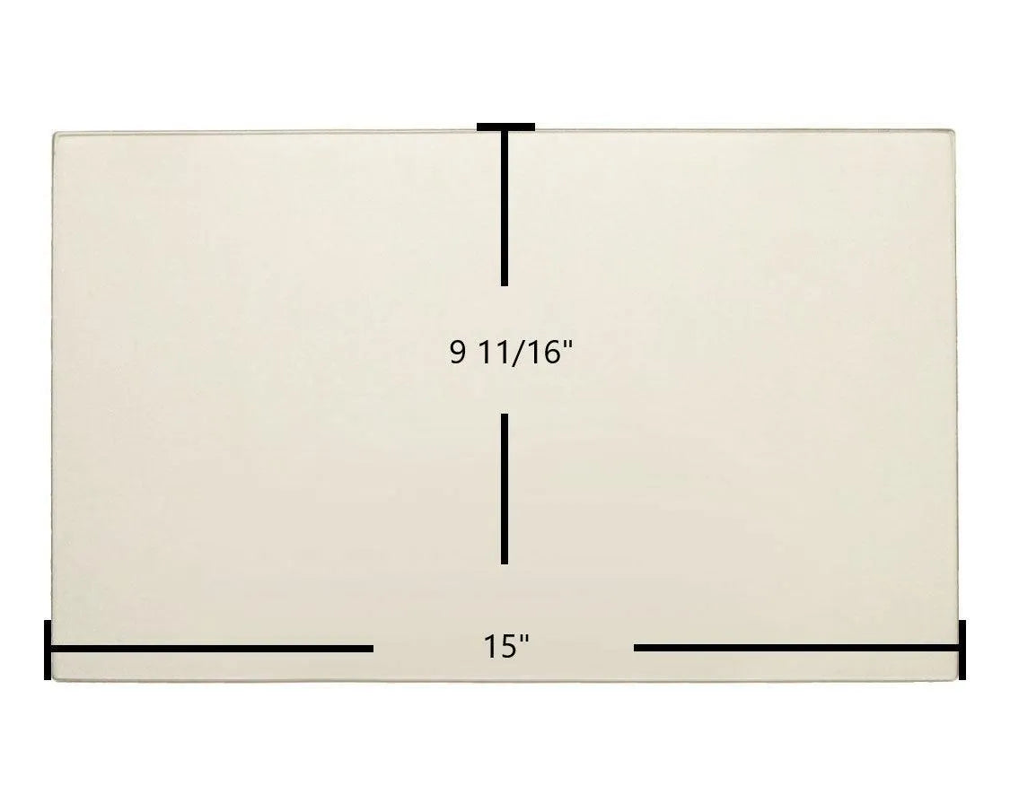 Enviro Solus Center Ceramic Glass Panel – OEM Replacement (15" x 9 11/16") | Part #EF-4I-062 - Total Hearth