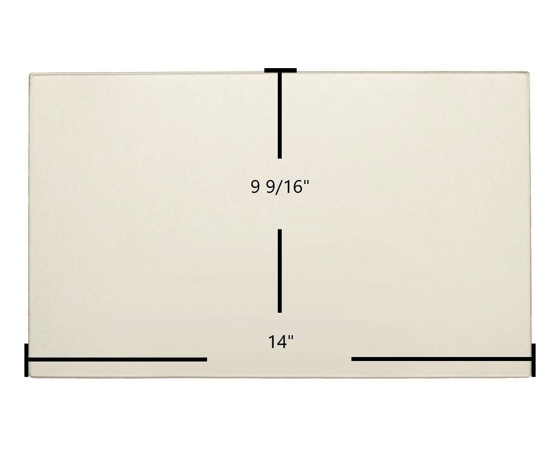 Enviro Bern, Mini Ceramic Glass Panel – OEM Replacement (14" x 9 9/16") | Part #50-1155 - Total Hearth