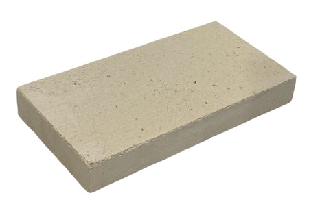 Firebrick (5B941) – 9" x 4 1/2" x 1 1/4" – Sandstone Color – High-Temp Replacement Brick - Woodstove Fireplace Glass