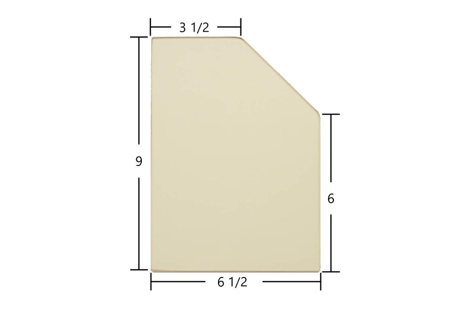 Fisher Insert Ceramic Door Glass – OEM Replacement (6 1/2" x 9") | Part #7BSDD-CC - Total Hearth