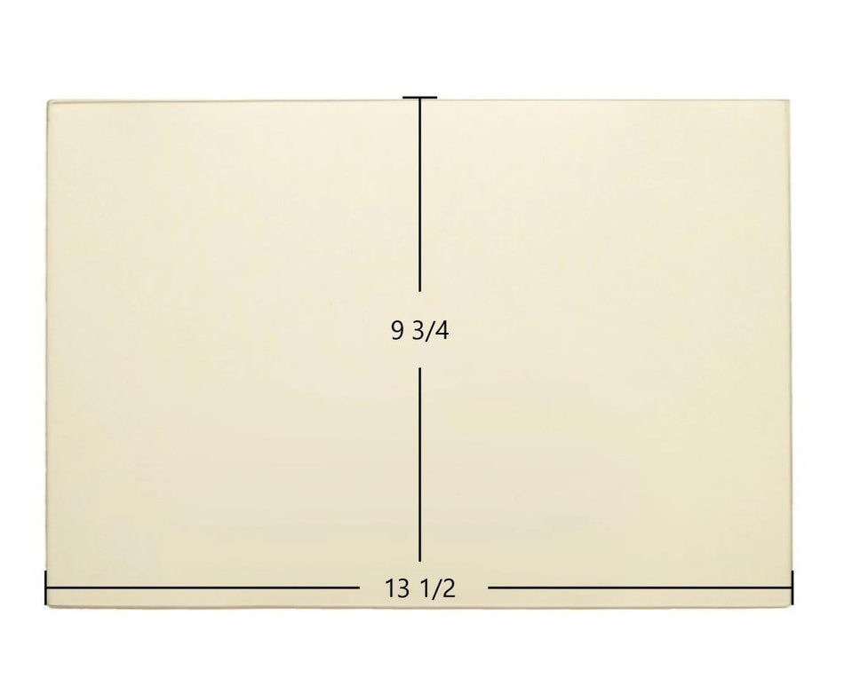 Fisher 7G9341312 Ceramic Door Glass – OEM Replacement (13 1/2" x 9 3/4") | Part #7G9341312 - Total Hearth