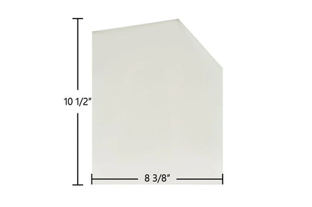 Fisher Grandma Bear IV Ceramic Door Glass – OEM Replacement (8 3/8" x 10 1/2") | Part #fisher-gma-iv - Total Hearth