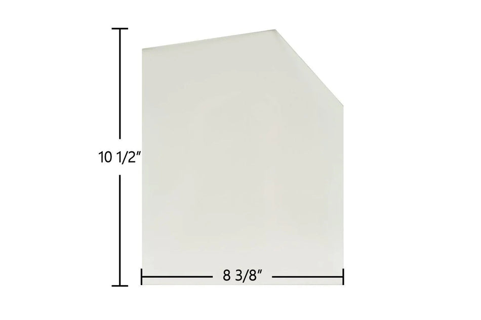Fisher Grandma Bear IV Ceramic Door Glass – OEM Replacement (8 3/8" x 10 1/2") | Part #fisher-gma-iv - Total Hearth