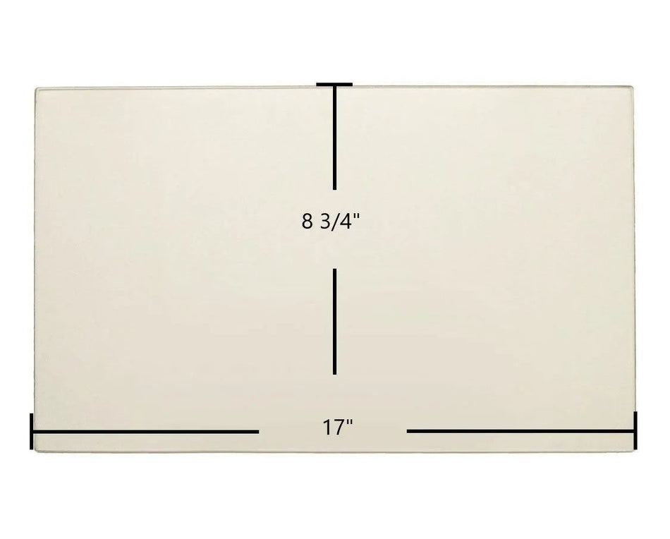 Flame Energy XTD 1.5 / Lieutenant / XLT-II / XVR-II Ceramic Door Glass – OEM Replacement (17" x 8 3/4") | Part #SE53930-01 - Total Hearth