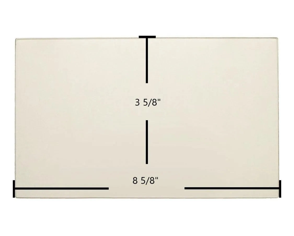 Franklin Ceramic Door Glass – OEM Replacement (8 5/8" x 3 5/8") | Part #Franklin DD - Total Hearth