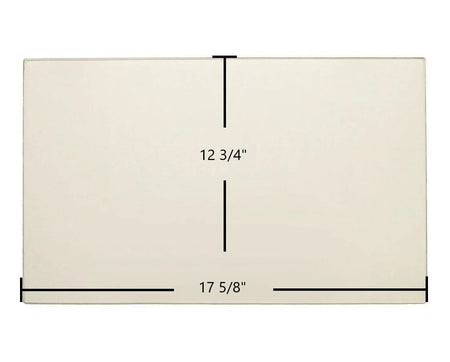 Century FW3500 Door Glass – 17 5/8" x 12 3/4" High-Temperature Ceramic Glass Panel (SE74017) - Total Hearth