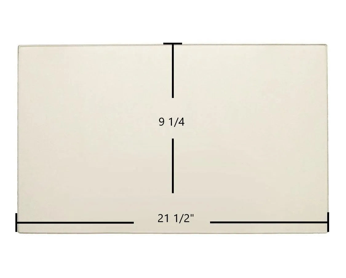 Gibraltar 21 1/2" x 9 1/4" Glass - Woodstove Fireplace Glass