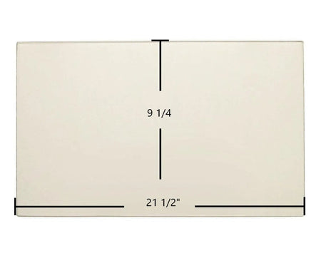 Gibraltar 21 1/2" x 9 1/4" Glass - Woodstove Fireplace Glass