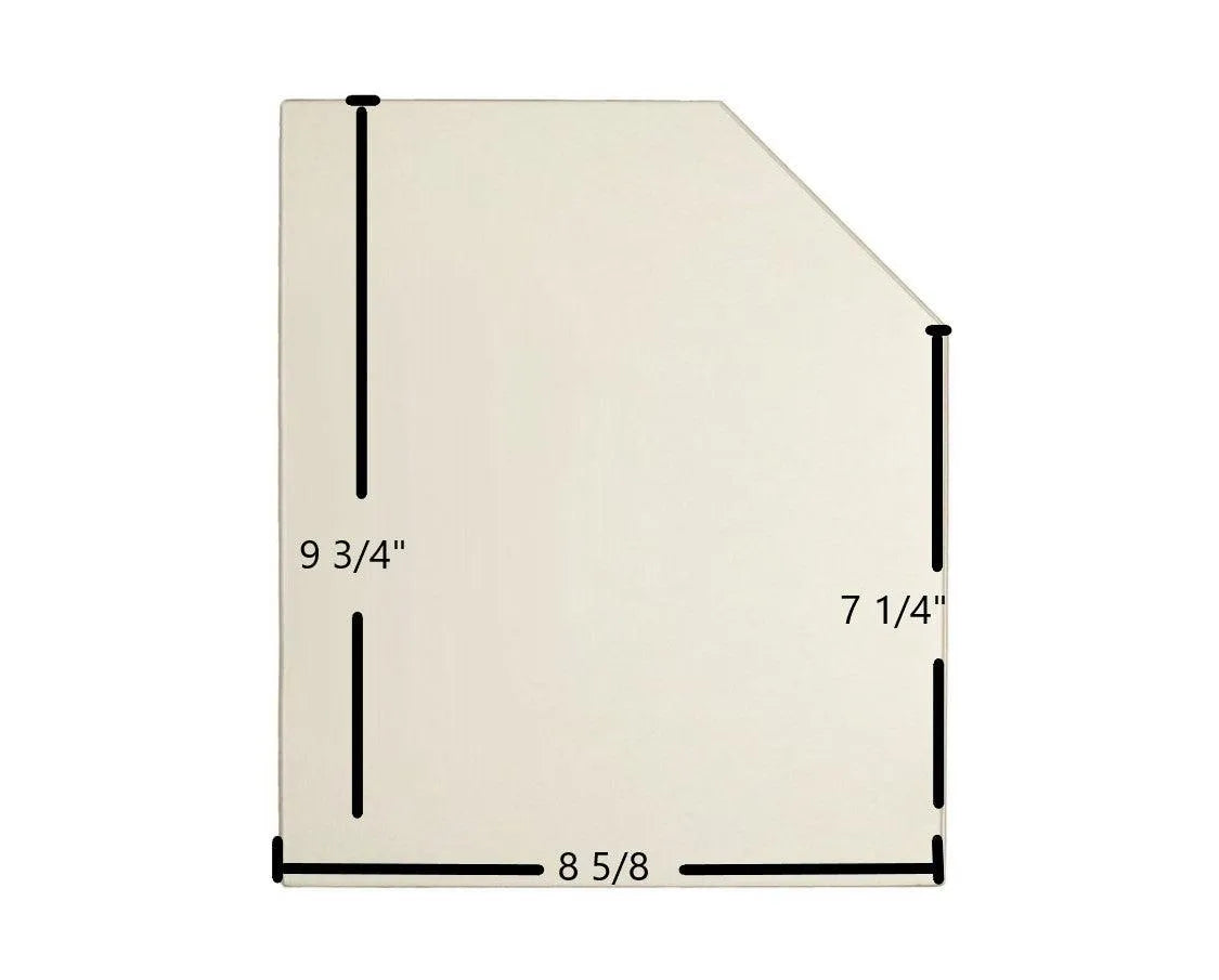 Fisher Grandpa Bear Ceramic Door Glass – OEM Replacement (9 3/4" x 8 5/8") | Part #F7BSDD - Total Hearth