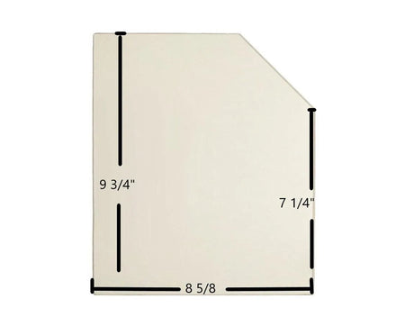Fisher Grandpa Bear Ceramic Door Glass – OEM Replacement (9 3/4" x 8 5/8") | Part #F7BSDD - Total Hearth
