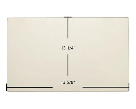 St. Croix Greenfield & Hastings Glass Panel (80P20129-R) – 13 5/8" x 13 1/4" High-Temperature Ceramic Replacement - Total Hearth