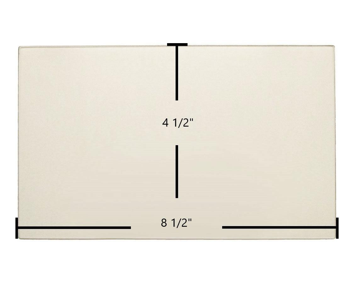 Harman Triple Frame, Magnafire Elite, Mark II, Mark III, SF-150, SF-250 Glass – 8 1/2" x 4 1/2" (Part #3-40-450850) - Total Hearth