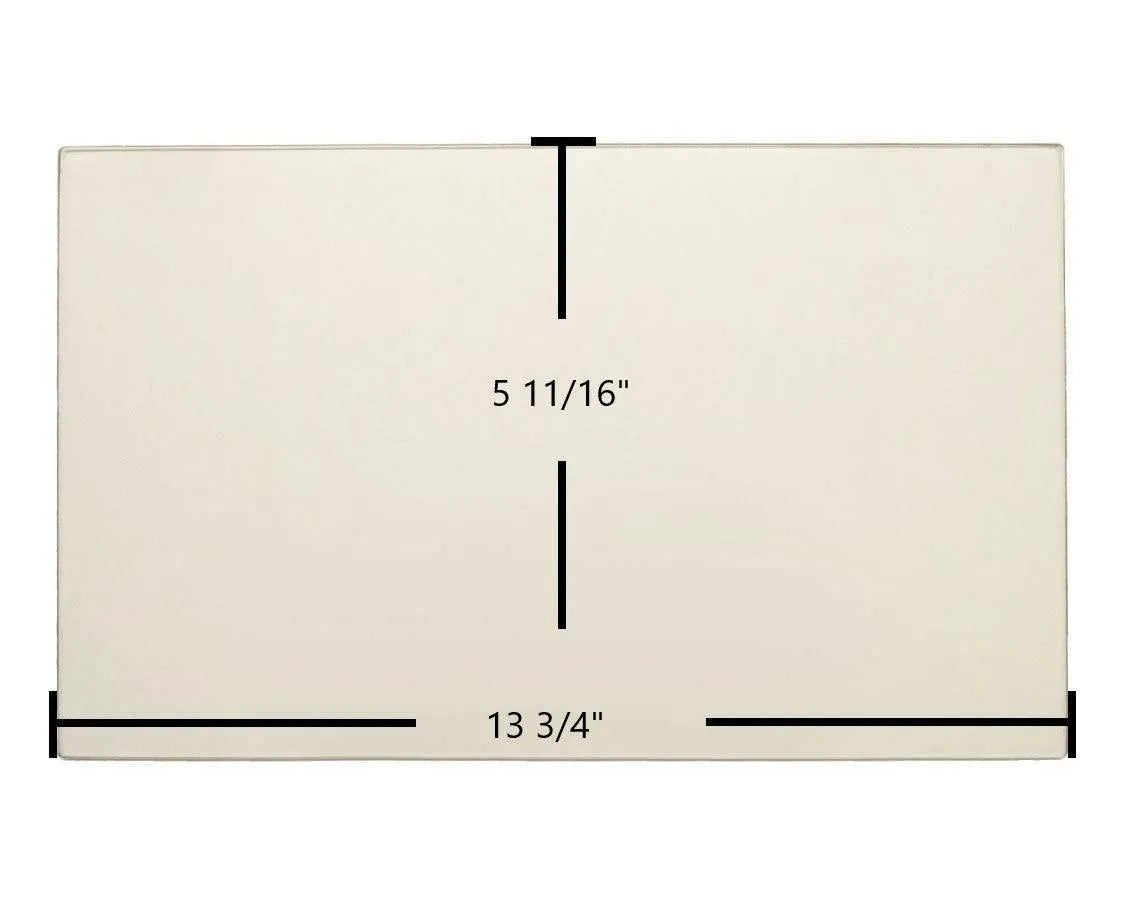 Harman Clarity 929 B-Vent Side Ceramic Glass Panel (13 3/4" x 5 11/16") | OEM Replacement | Part #3-40-121 - Total Hearth
