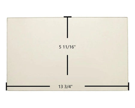 Harman Clarity 929 B-Vent Side Ceramic Glass Panel (13 3/4" x 5 11/16") | OEM Replacement | Part #3-40-121 - Total Hearth