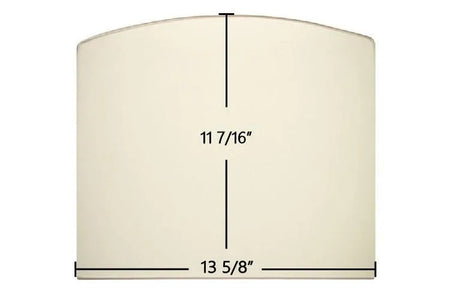Harman P68 Ceramic Glass Panel (13 5/8" x 11 7/16") – High-Temperature Archtop Replacement | Part #1-00-00688 - Total Hearth