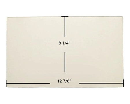 Century S244, S244E, FW24007, FW2470 Door Glass – 12 7/8" x 8 1/4" High-Temperature Ceramic Glass Panel (SE63000-1) - Total Hearth